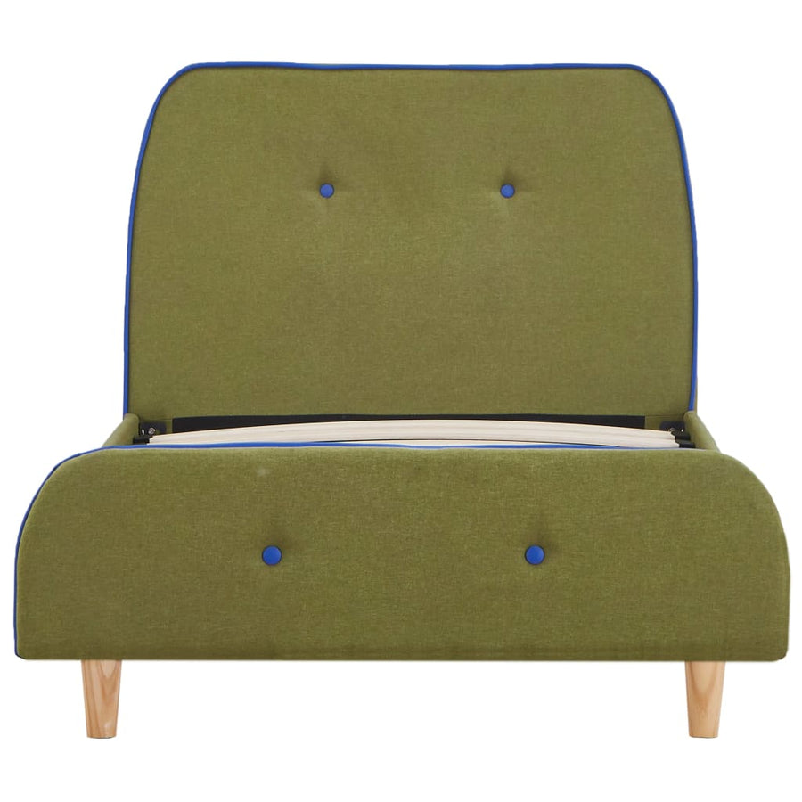 Bedframe Stof 90 x 200 cm Groen