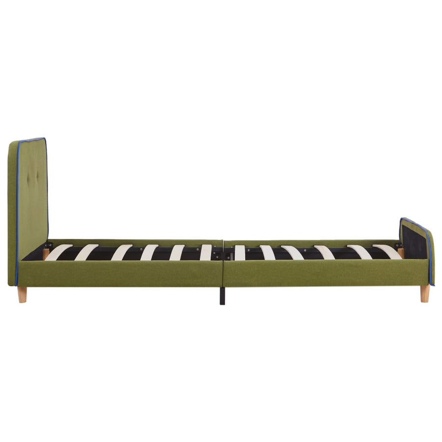 Bedframe Stof 90 x 200 cm Groen