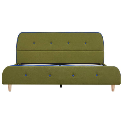 Bedframe Stof 140 x 200 cm Groen