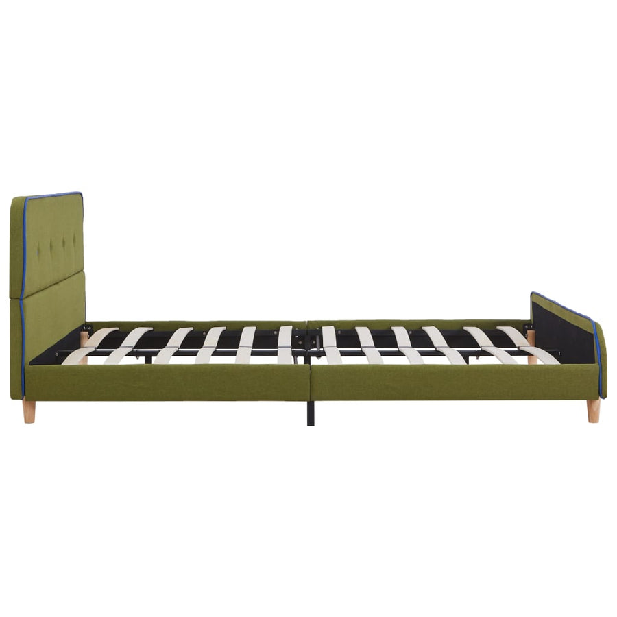 Bedframe Stof 140 x 200 cm Groen