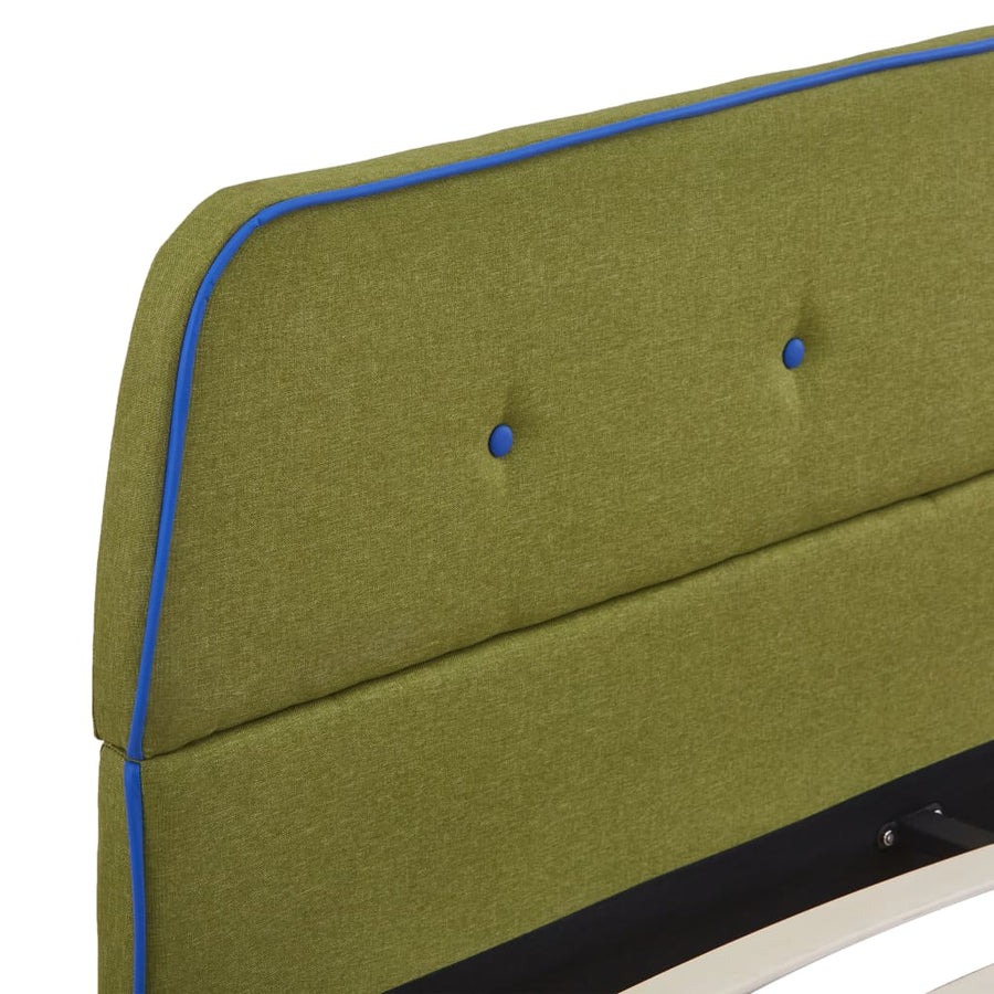Bedframe Stof 140 x 200 cm Groen