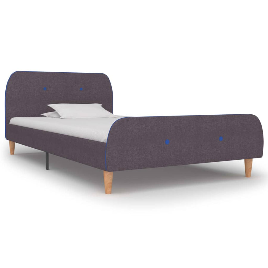 Bedframe Stof 90 x 200 cm Taupe