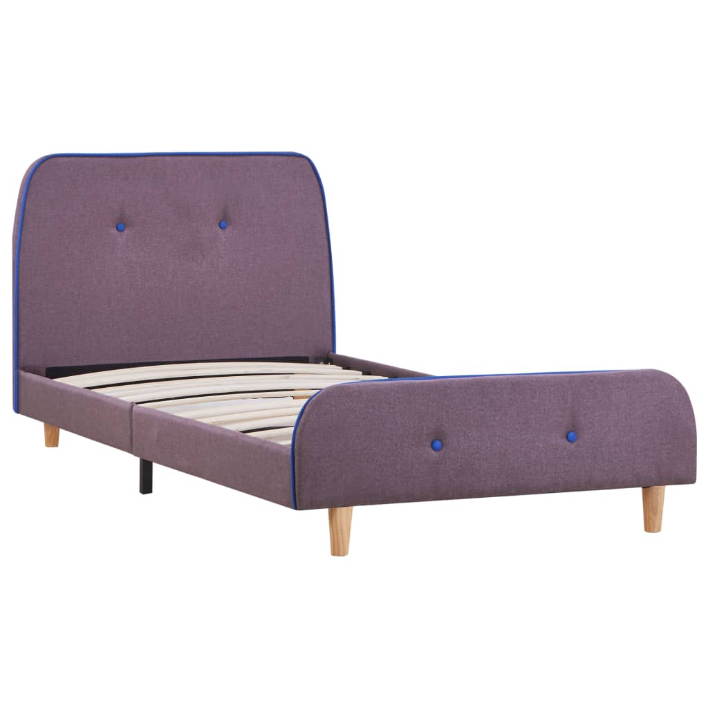 Bedframe Stof 90 x 200 cm Taupe