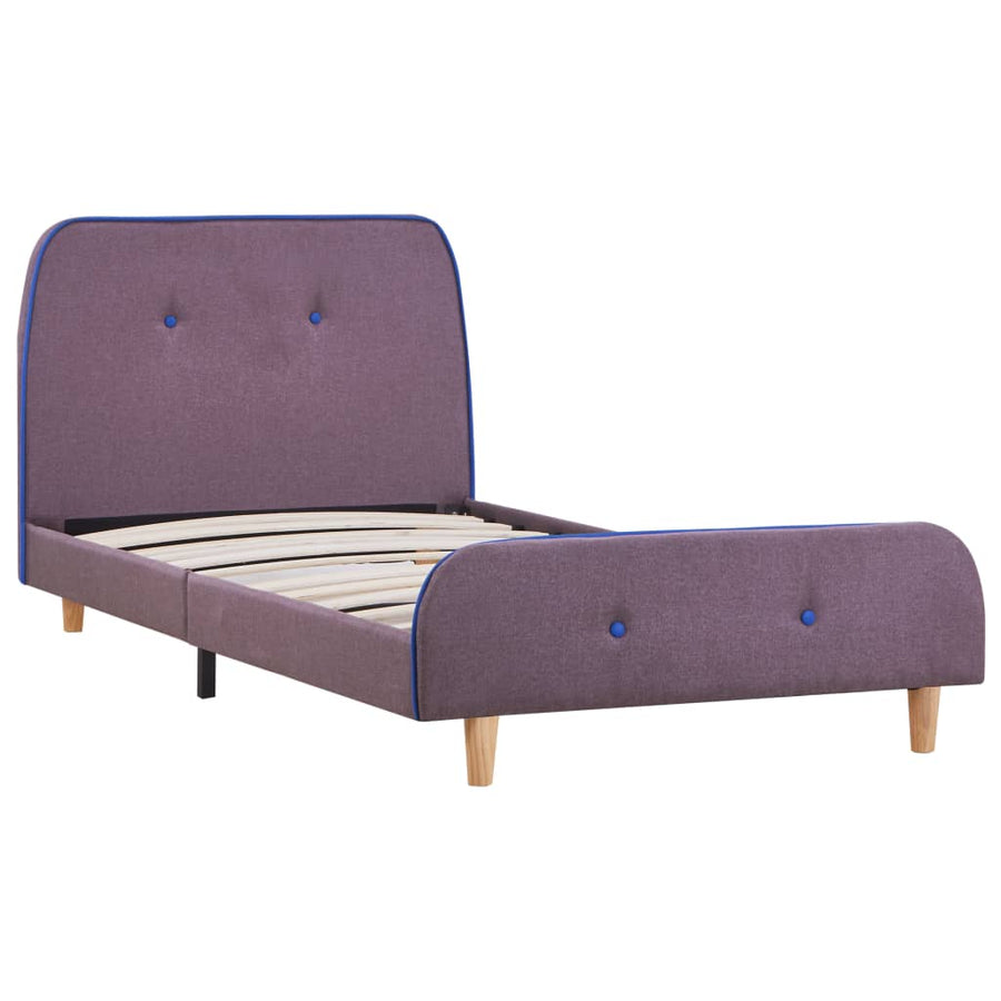 Bedframe Stof 90 x 200 cm Taupe