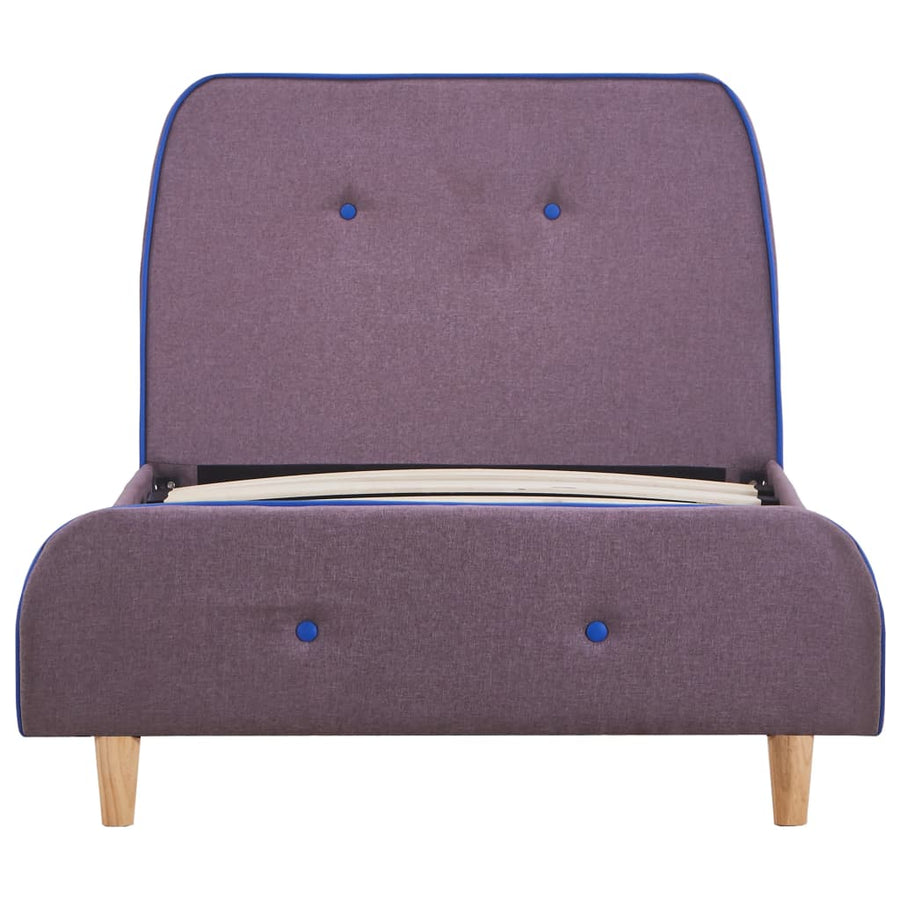 Bedframe Stof 90 x 200 cm Taupe