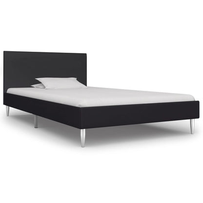 Bedframe Stof 90 x 200 cm Zwart