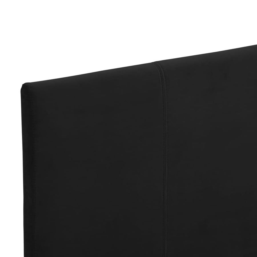 Bedframe Stof 90 x 200 cm Zwart