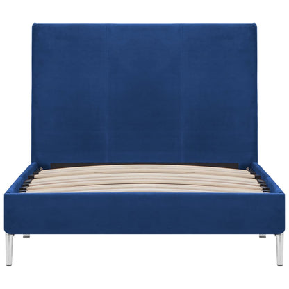 Bedframe Stof 90 x 200 cm Blauw