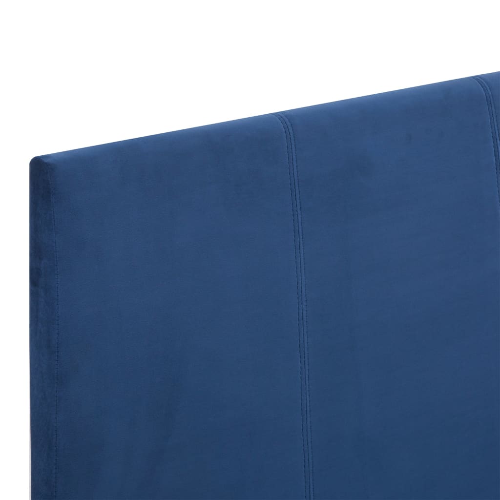 Bedframe Stof 180 x 200 cm Blauw