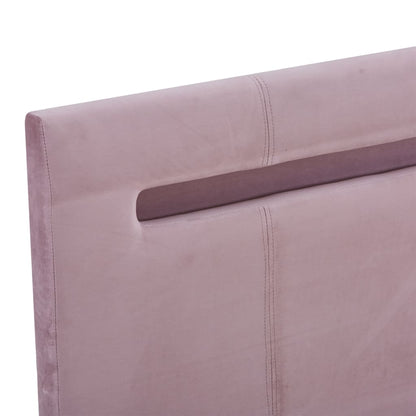 Bedframe Met Led Stof 180 x 200 cm Roze