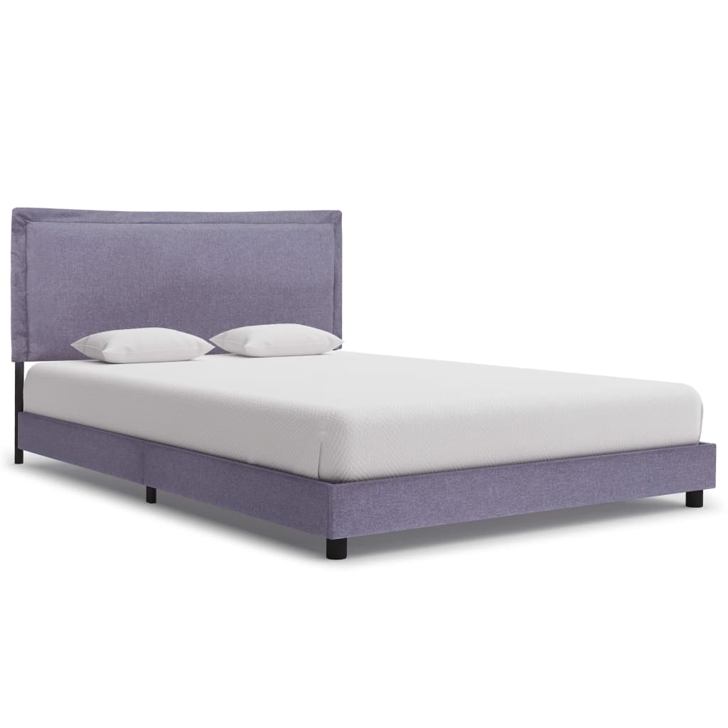 Bedframe Stof 140 x 200 cm Lichtgrijs