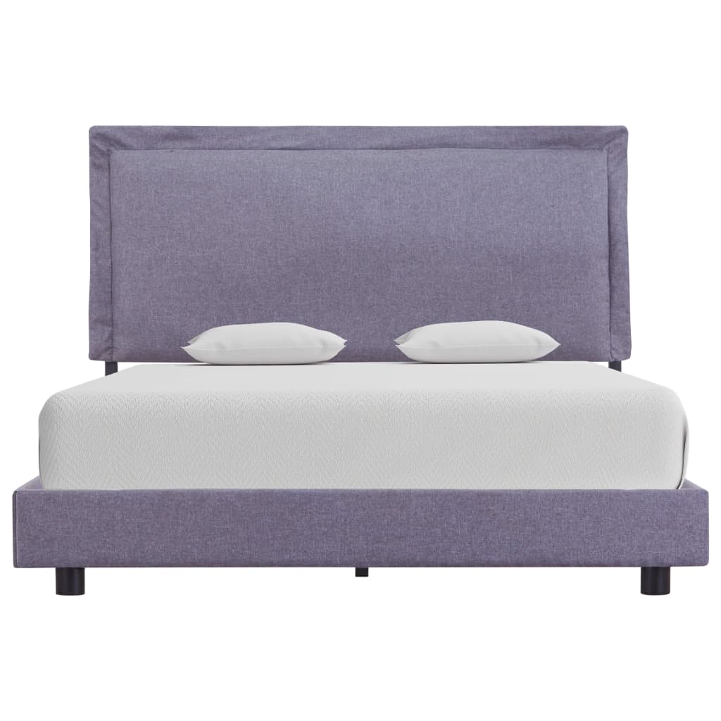 Bedframe Stof 140 x 200 cm Lichtgrijs