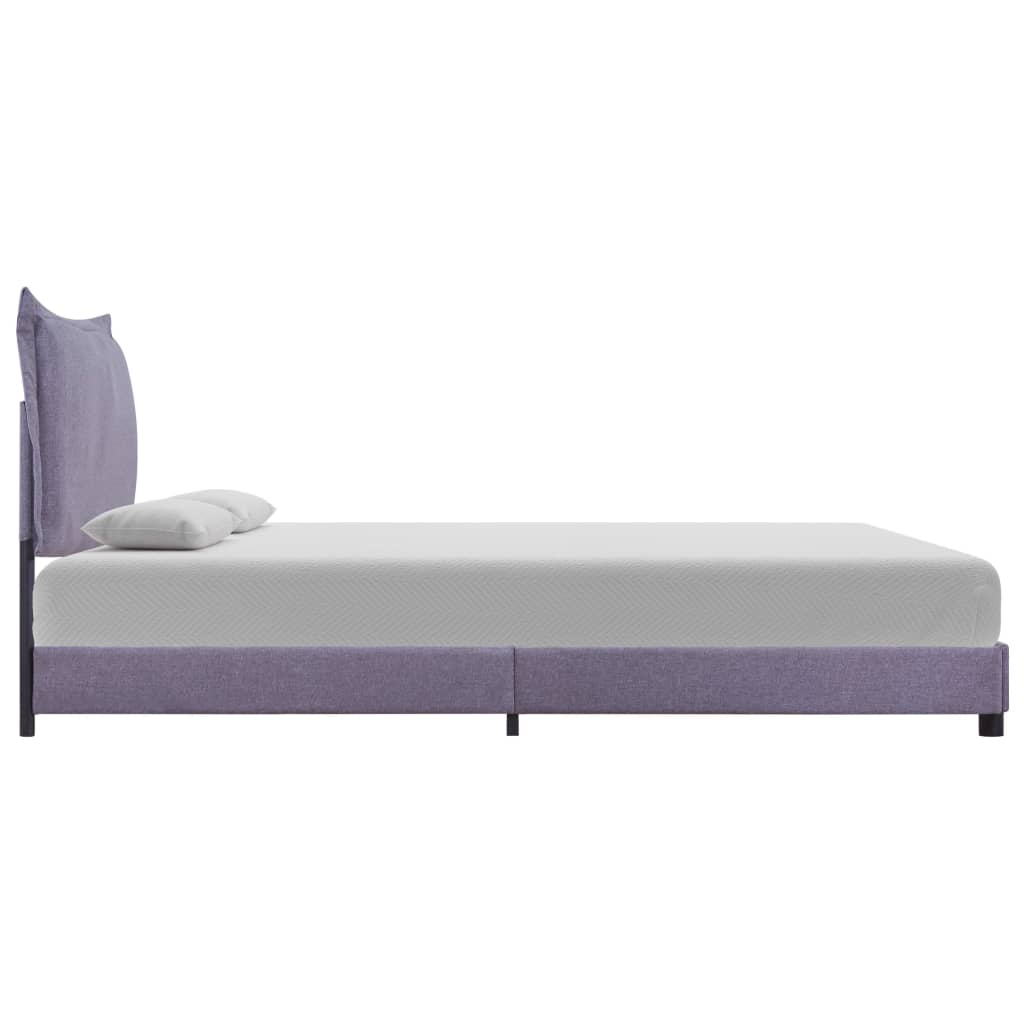 Bedframe Stof 140 x 200 cm Lichtgrijs