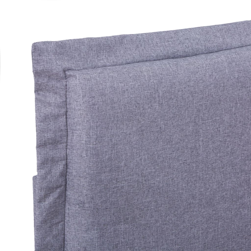 Bedframe Stof 140 x 200 cm Lichtgrijs