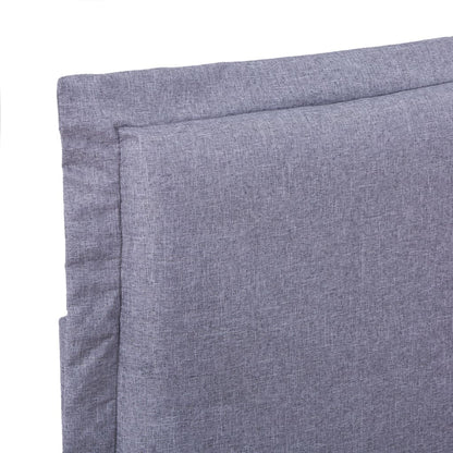 Bedframe Stof 140 x 200 cm Lichtgrijs