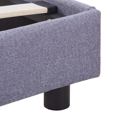 Bedframe Stof 140 x 200 cm Lichtgrijs