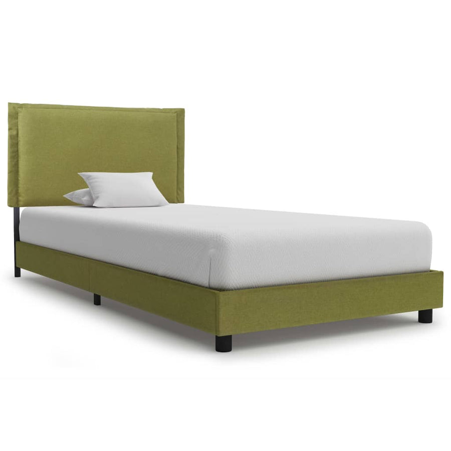 Bedframe Stof 90 x 200 cm Groen
