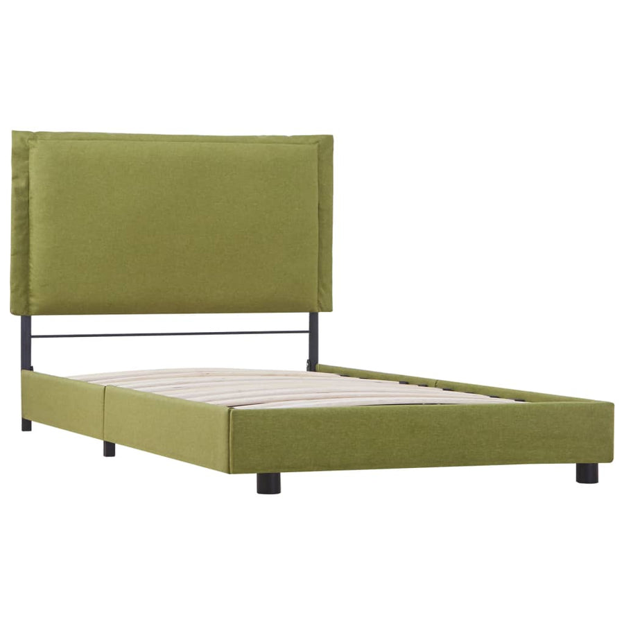 Bedframe Stof 90 x 200 cm Groen