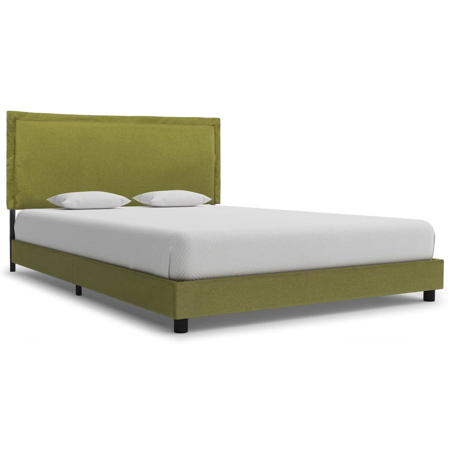Bedframe Stof 140 x 200 cm Groen