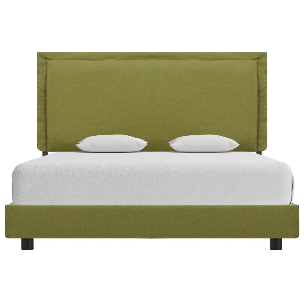 Bedframe Stof 140 x 200 cm Groen