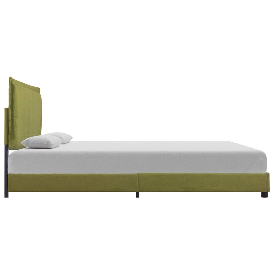 Bedframe Stof 140 x 200 cm Groen