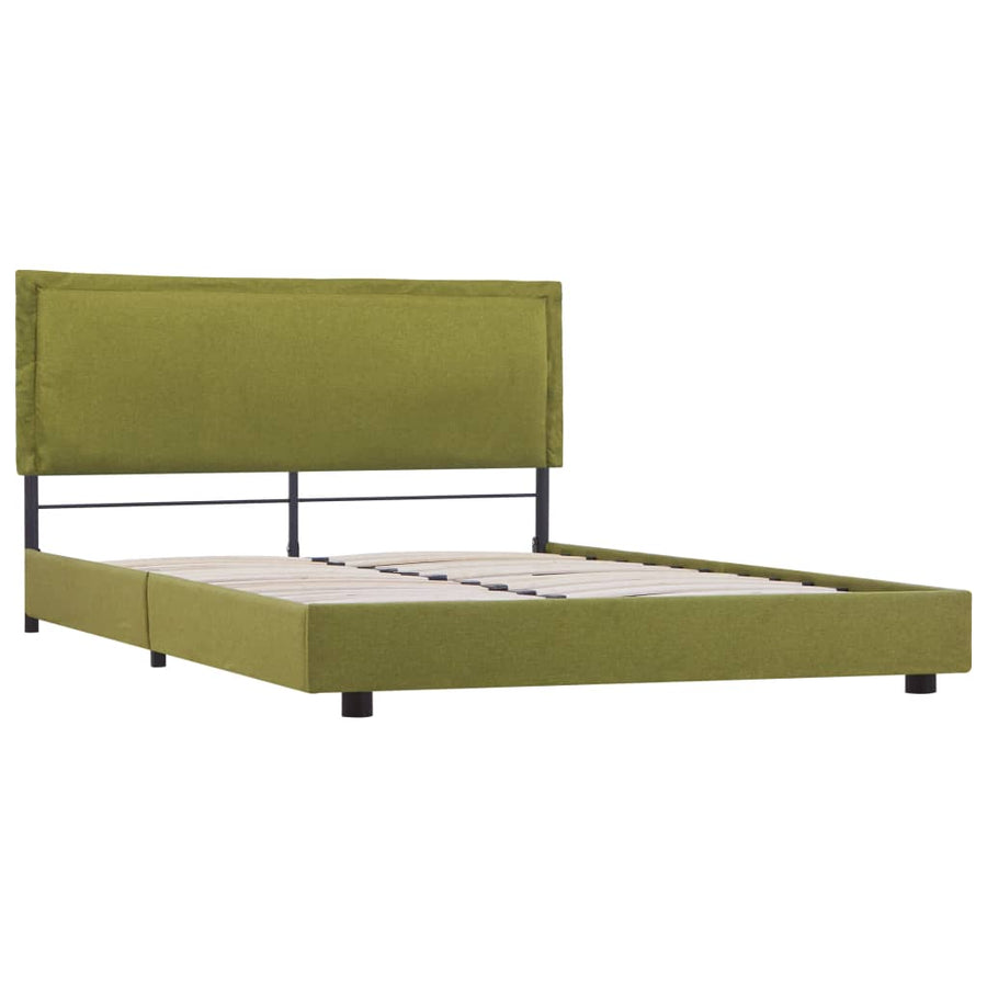 Bedframe Stof 140 x 200 cm Groen