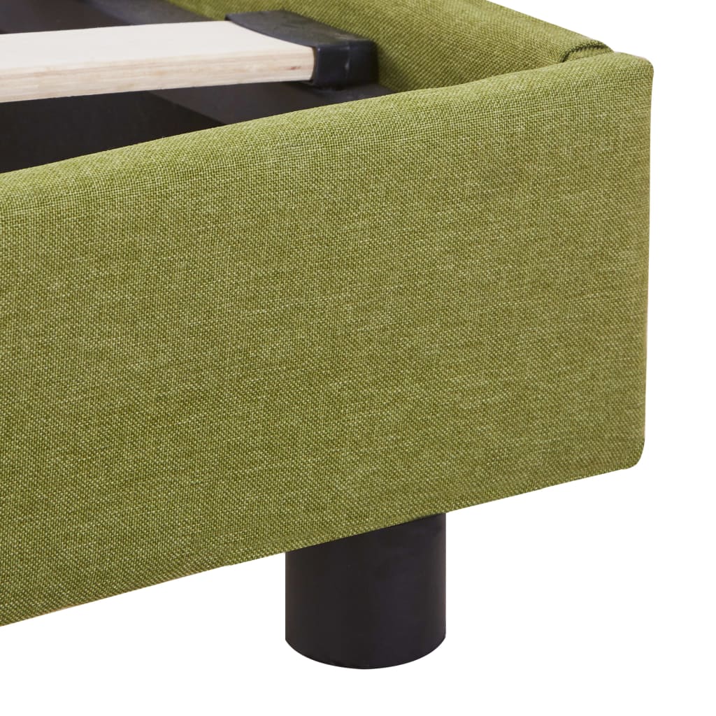 Bedframe Stof 140 x 200 cm Groen