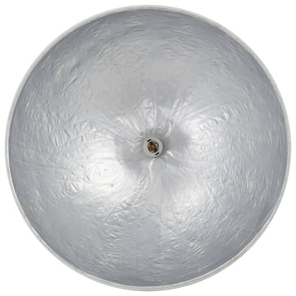 Hanglamp E27 Ø50 Cm Ø 50 cm wit en zilver
