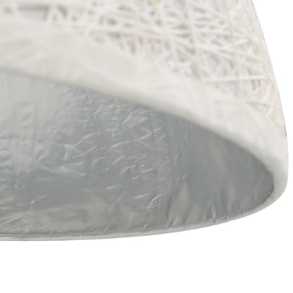 Hanglamp E27 Ø50 Cm Ø 50 cm wit en zilver