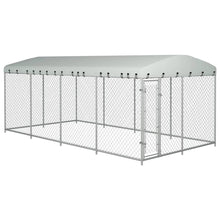 Hondenkennel Voor Buiten Met Dak 8X4X2,3 M Ja