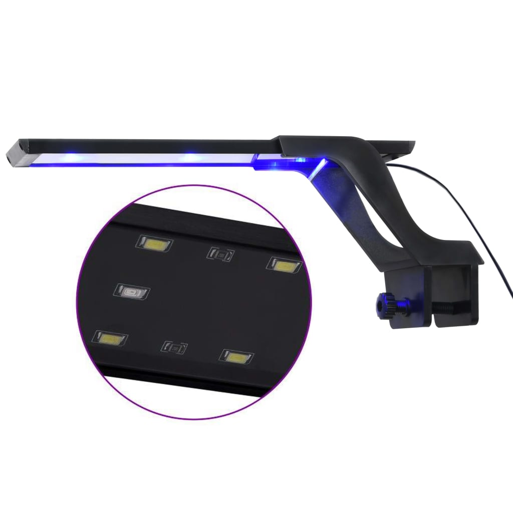 Aquariumlamp Met Klem Led Blauw En Wit 25-45 cm