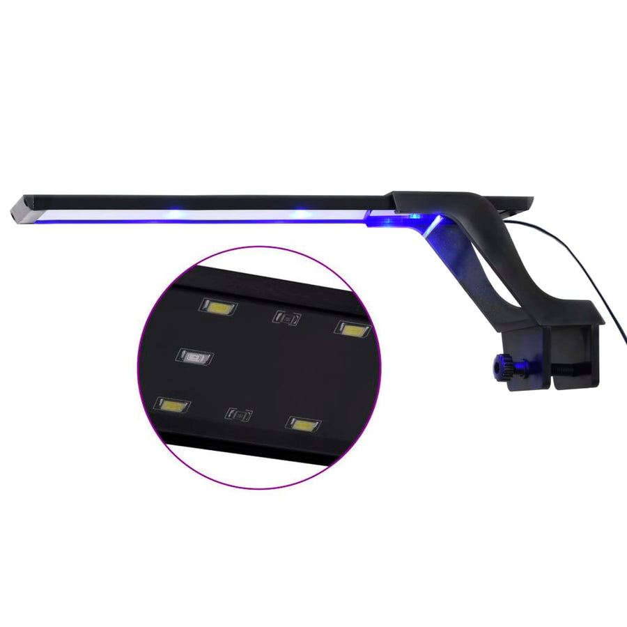 Aquariumlamp Met Klem Led Blauw En Wit 35-55 cm