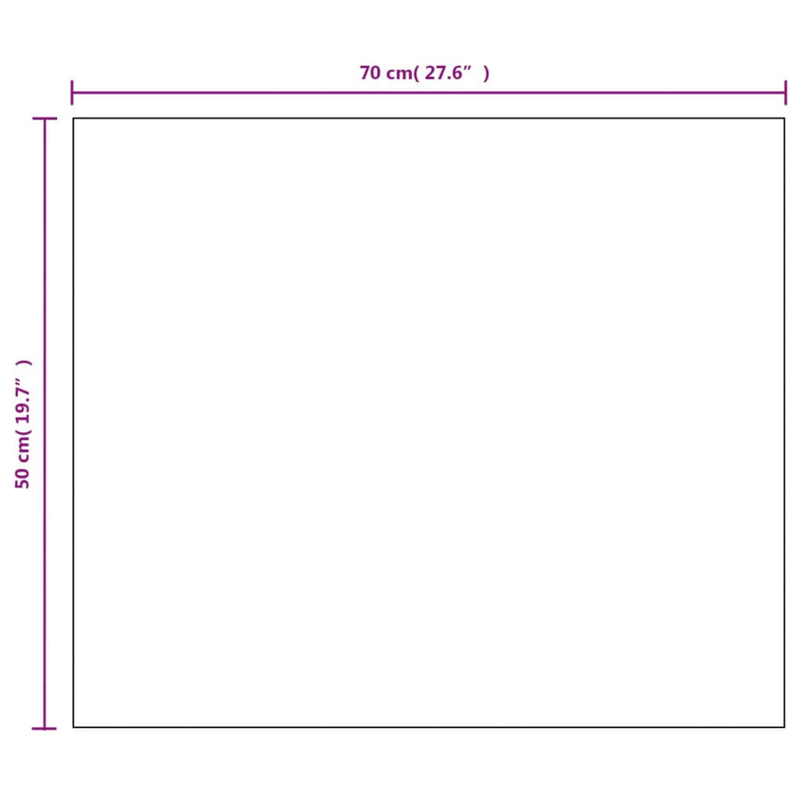 Spiegel Frameloos Glas 1 70 x 50 cm zonder LED