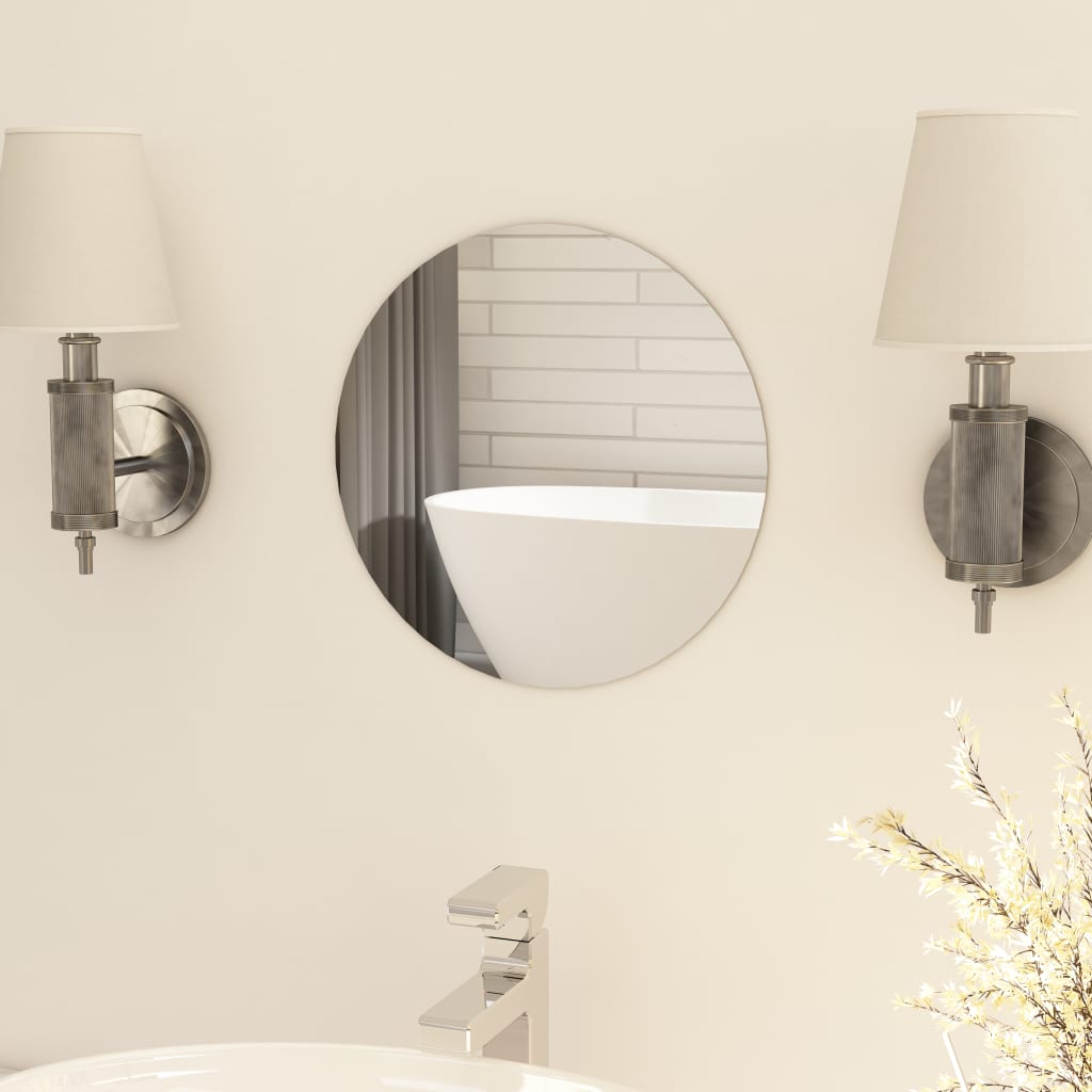 Spiegel Rond Frameloos 30 Cm Glas 1 Φ 30 cm zonder LED