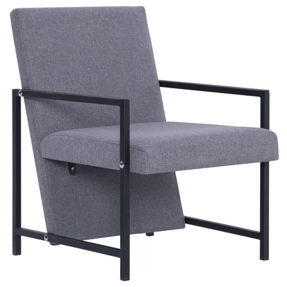 Fauteuil Stof Lichtgrijs