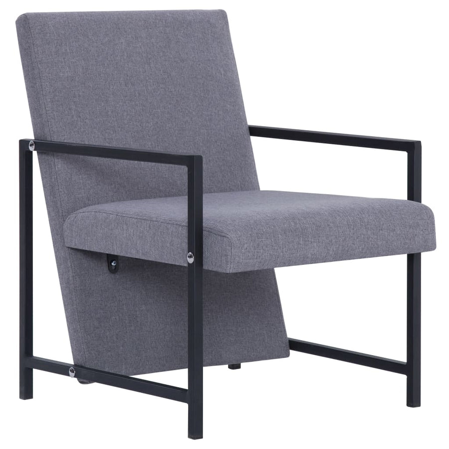 Fauteuil Stof Lichtgrijs