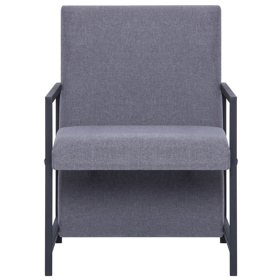 Fauteuil Stof Lichtgrijs