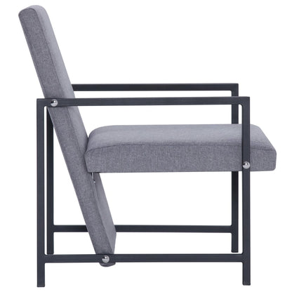Fauteuil Stof Lichtgrijs