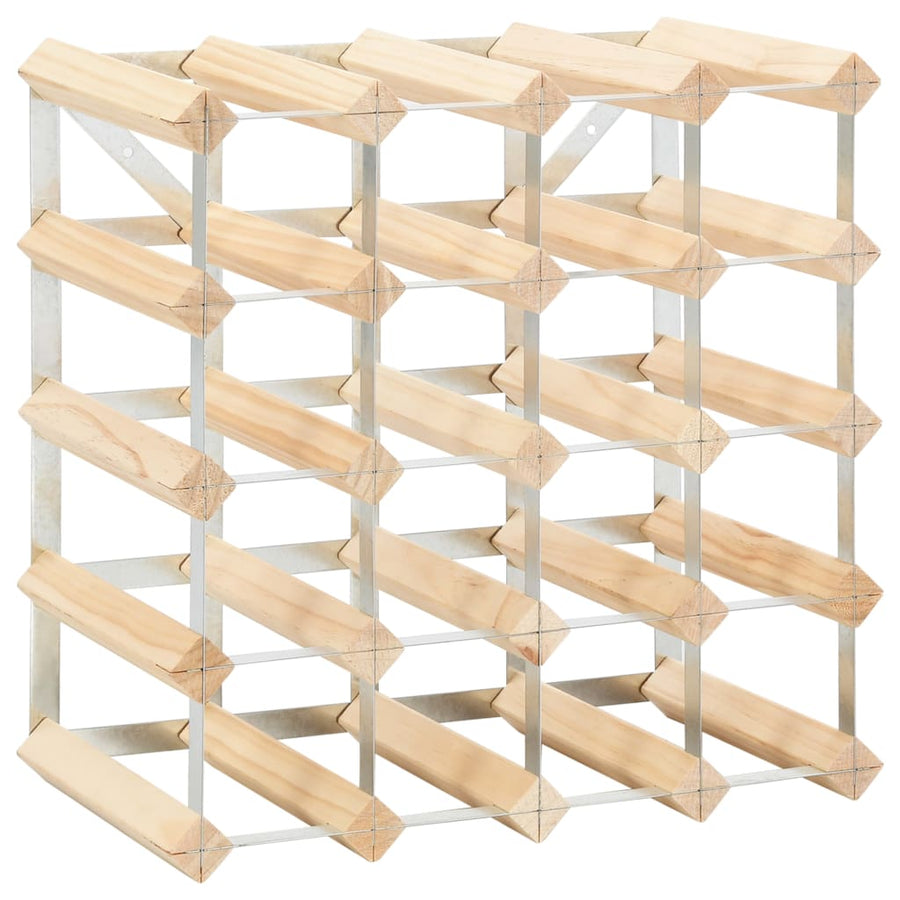 Wijnrek Voor Flessen Massief Grenenhout 20 Beige