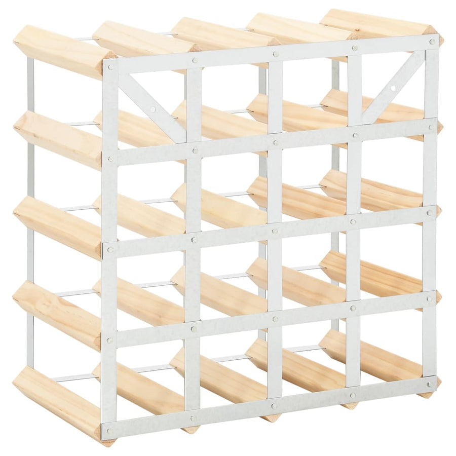 Wijnrek Voor Flessen Massief Grenenhout 20 Beige