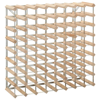 Wijnrek Voor Flessen Massief Grenenhout 72 Beige