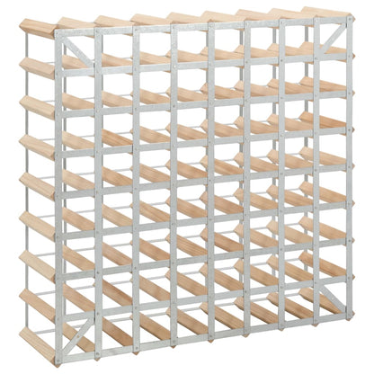 Wijnrek Voor Flessen Massief Grenenhout 72 Beige