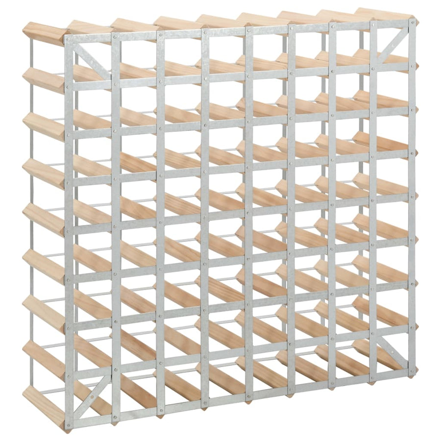 Wijnrek Voor Flessen Massief Grenenhout 72 Beige