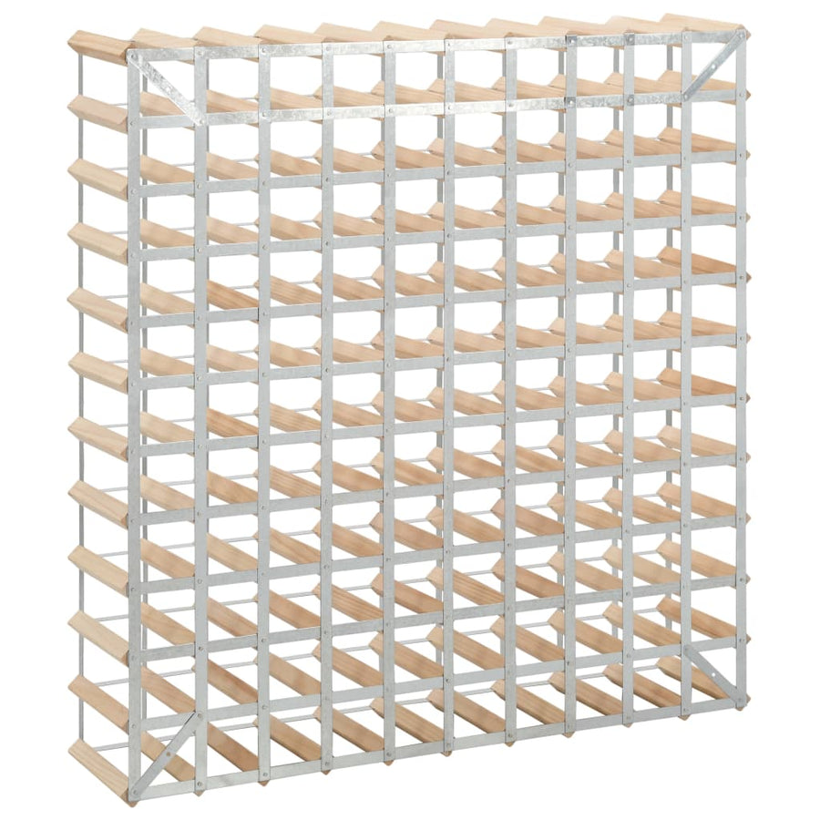 Wijnrek Voor 20 Flessen Massief Grenenhout 120 Beige