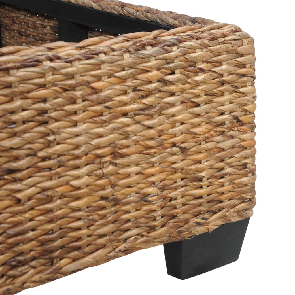 Bedframe Natuurlijk Rattan 140X200 Cm 140 x 200 cm Donkerbruin
