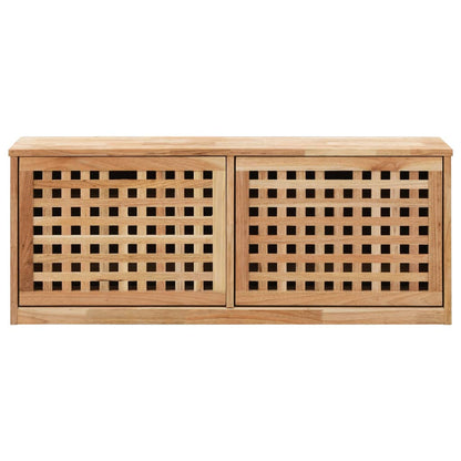 Schoenenopbergbank Massief Walnotenhout 94 x 20 x 38 cm