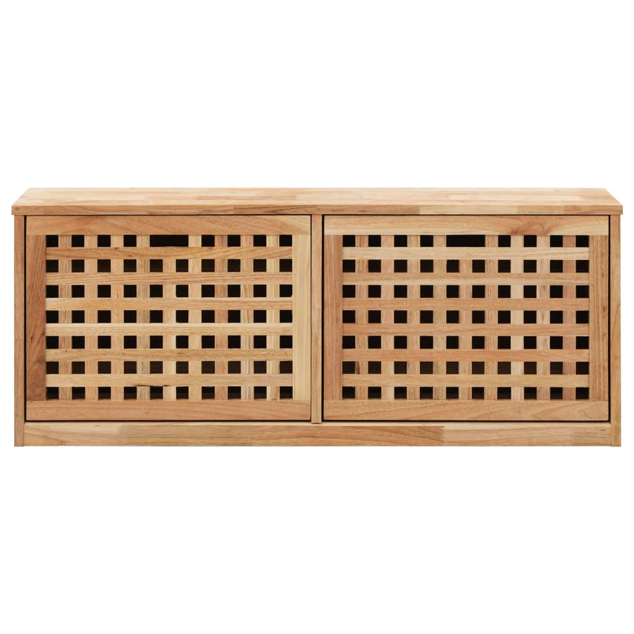 Schoenenopbergbank Massief Walnotenhout 94 x 20 x 38 cm