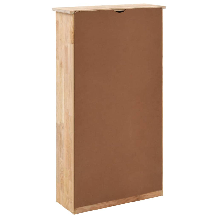 Schoenenkast 55x20x104 cm massief walnotenhout 55 x 20 x 104 cm