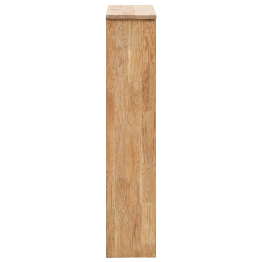 Schoenenkast 55x20x104 cm massief walnotenhout 55 x 20 x 104 cm