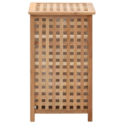 Wasmand 39x39x65 cm massief walnotenhout